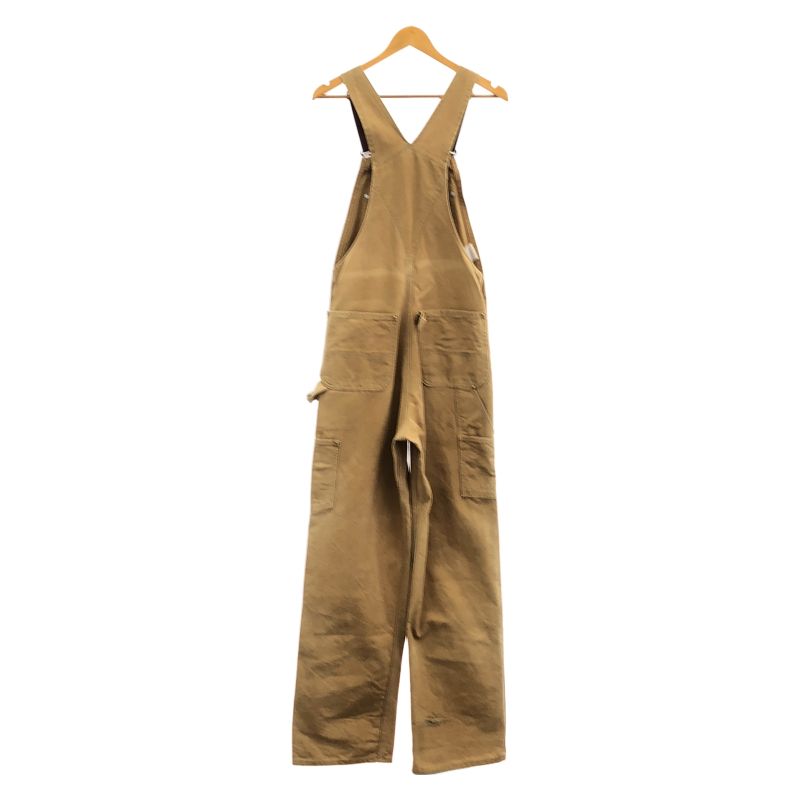 中古】Carhartt 90s ダブルニーオーバーオール ベージュ カーハート[24