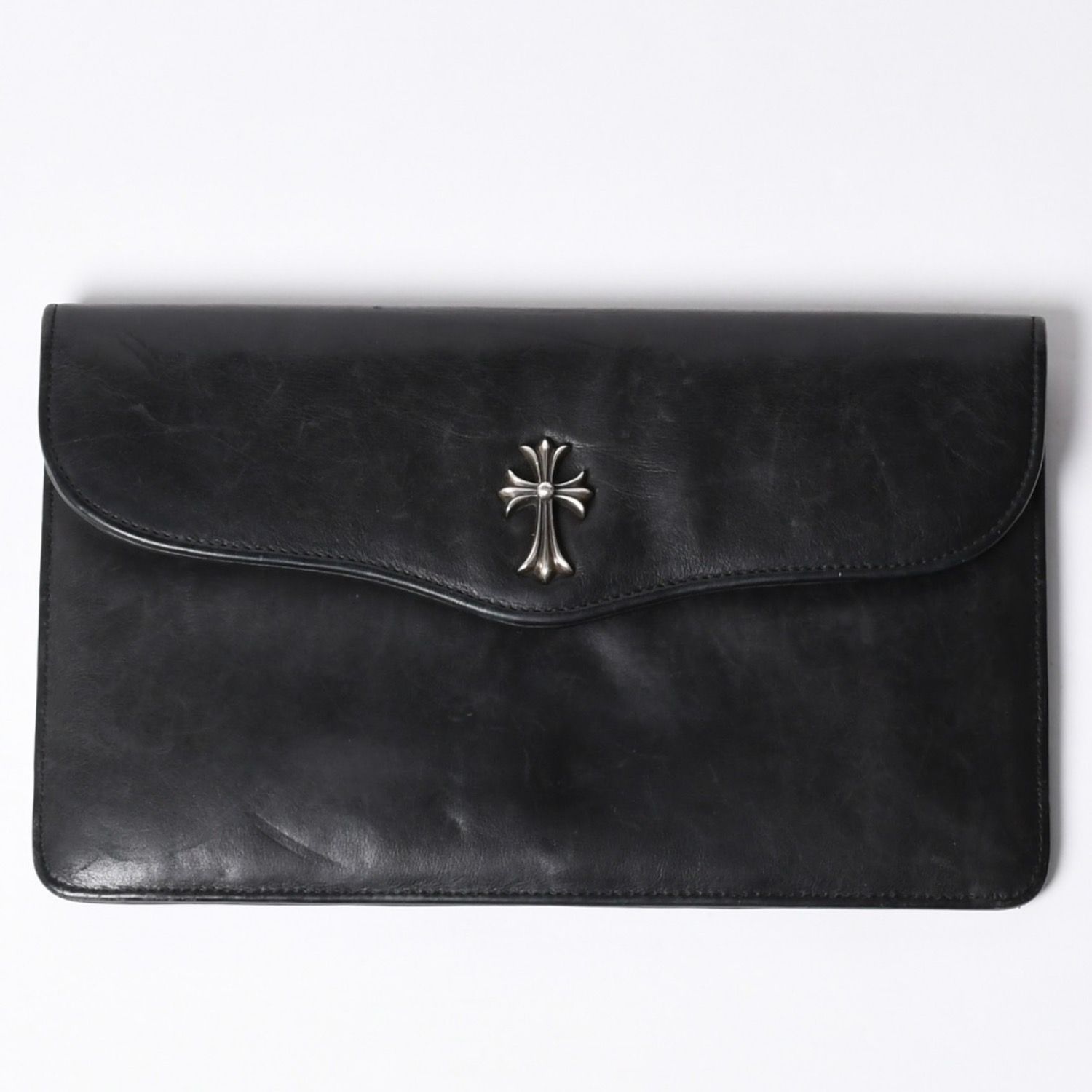 CHROME HEARTS クロムハーツ レザークラッチバッグ セカンドバッグ 