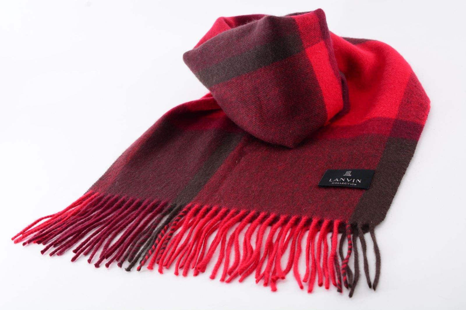 LANVIN COLLECTION ランバン コレクション カシミヤ100% マフラー