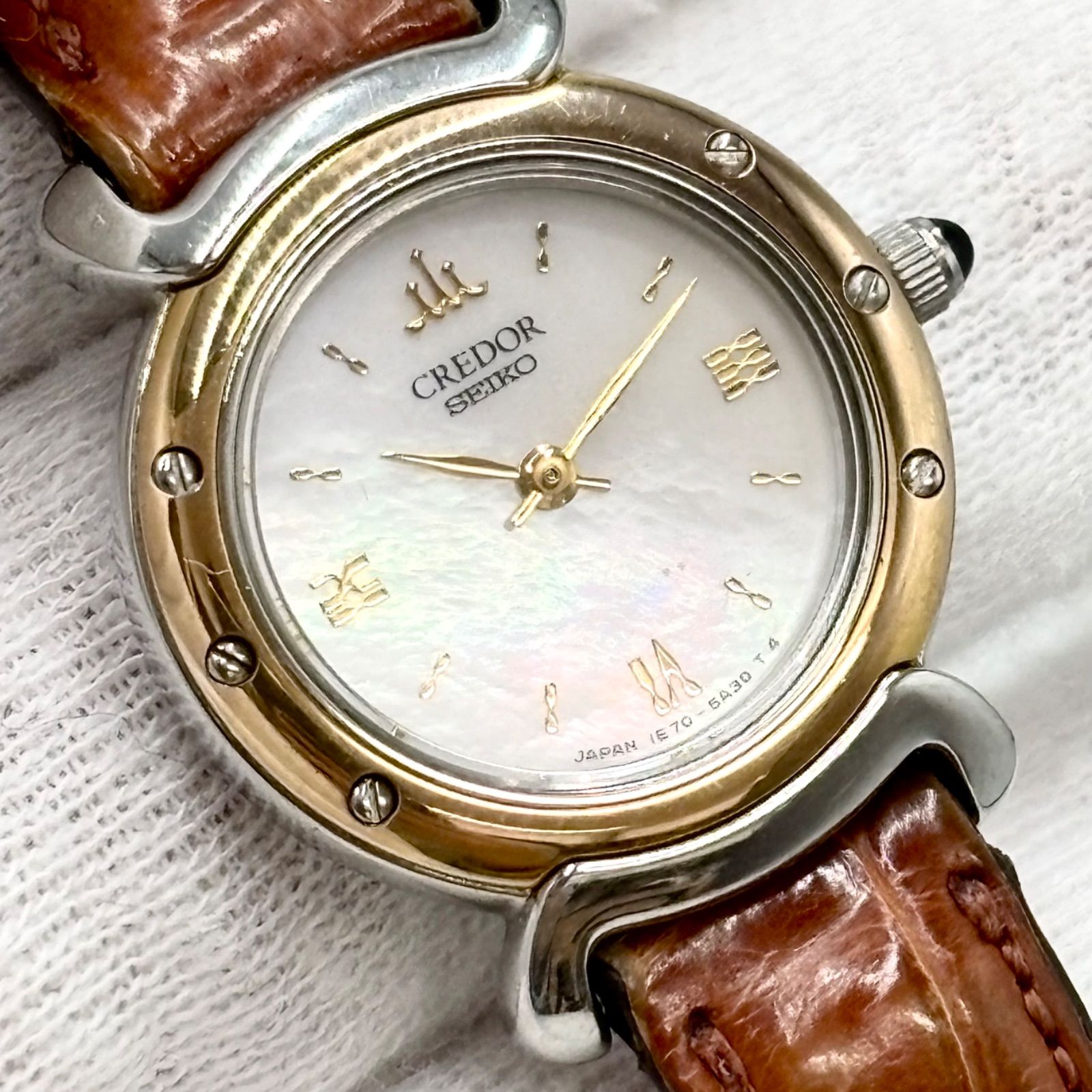 稼動/K18/純正ベルト】CREDOR SEIKO クレドール セイコー 腕時計