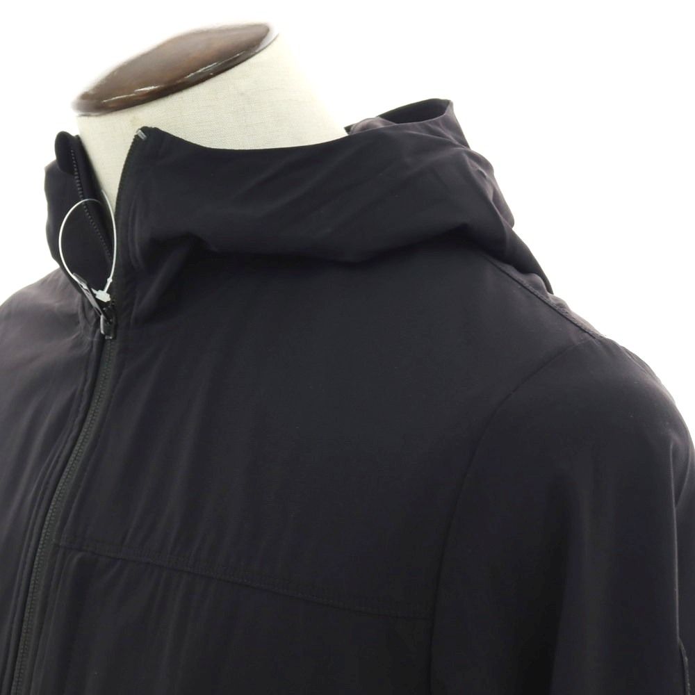 【中古】デュノ DUNO ストレッチ ナイロン ダブルジップ フーデッド シェルジャケット ブラック【サイズ50】【メンズ】 中古】デュノ DUNO ストレッチ ナイロン ダブルジップ フーデッド