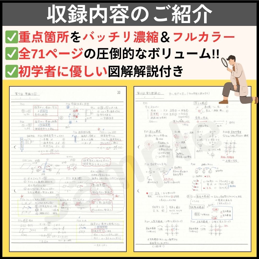 8月試験に間に合う》電験三種 理論科目 要点徹底まとめノート ＆ 活用
