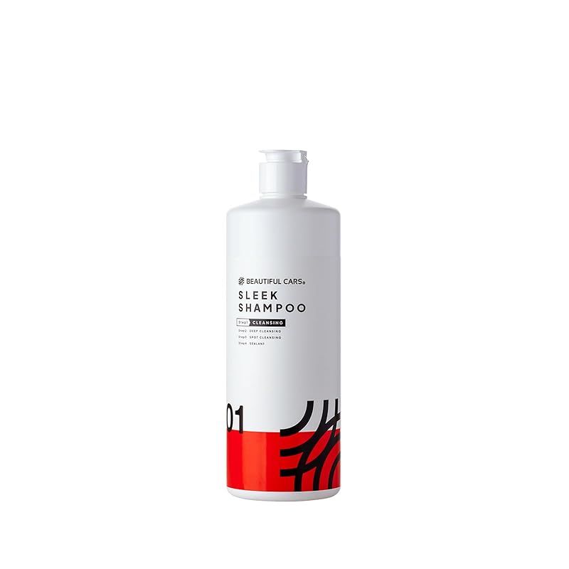 BEAUTIFUL CARS 公式 スリーク シャンプー 500ml 『洗車傷防止効果 きめ細かい泡立ち 超濃縮 中性』 洗車 シャンプー 泡 0