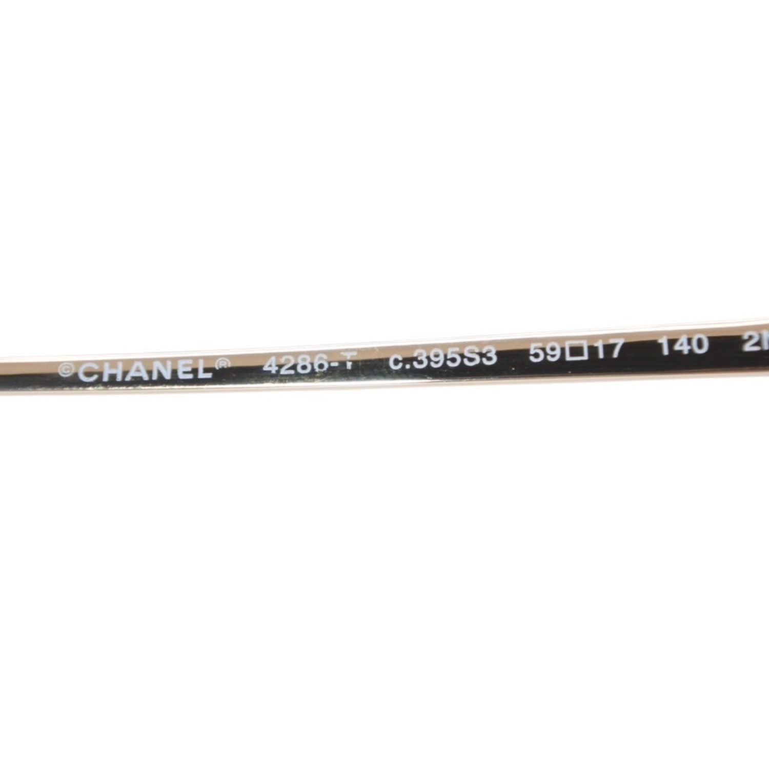極美品 CHANEL シャネル リムレス サングラス ココマーク グレー