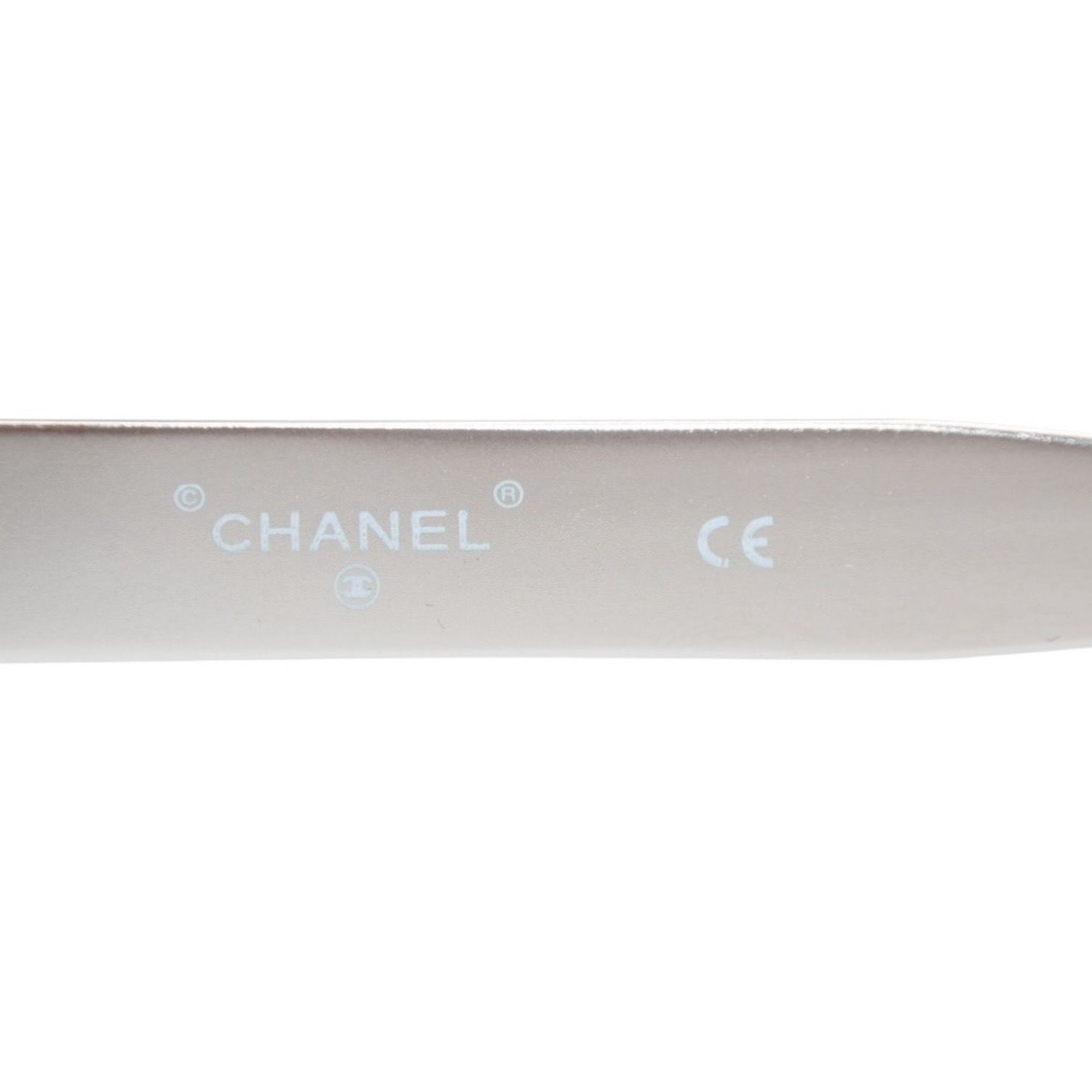 CHANEL シャネル メタルフレームサングラス シルバーフレーム ブルー
