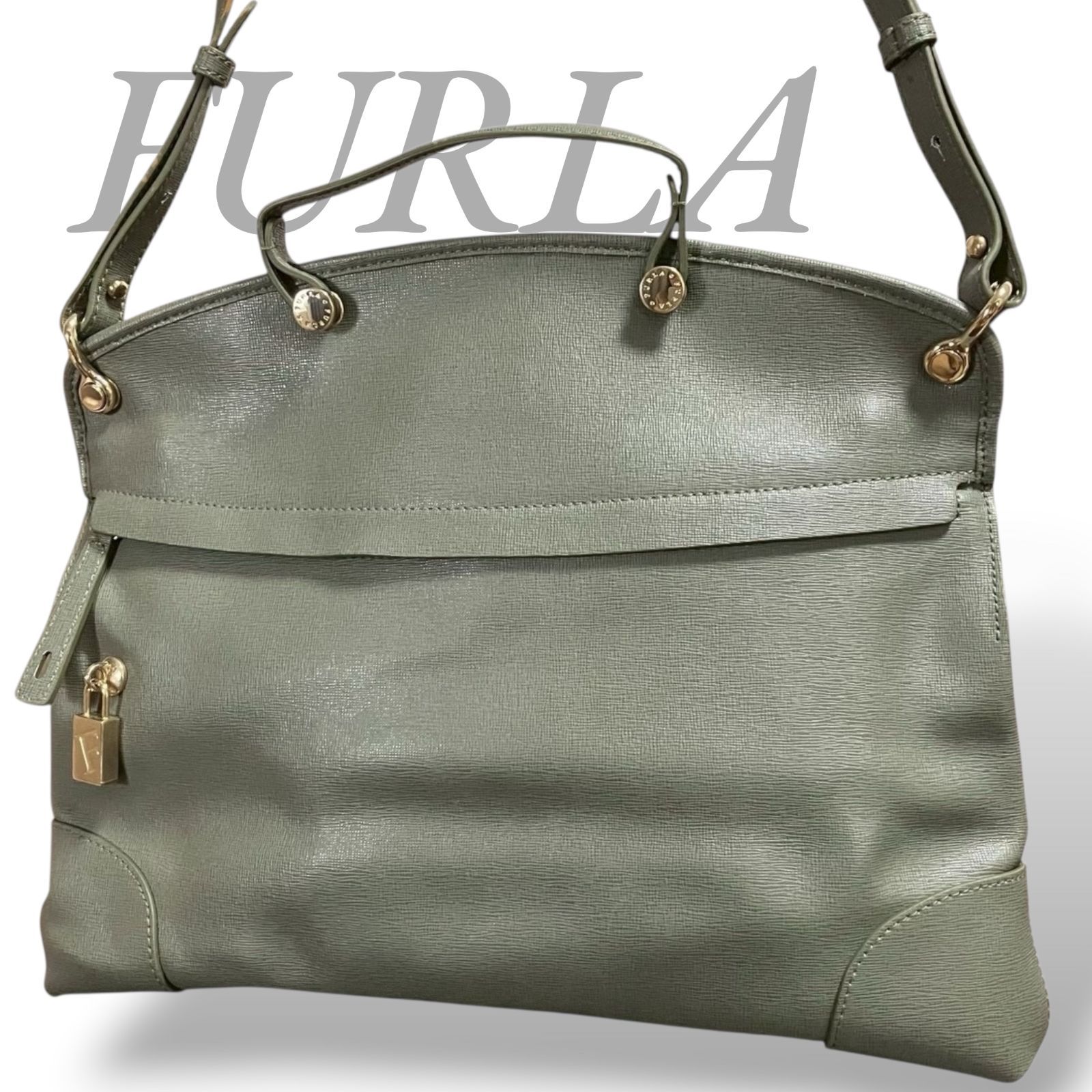 MY0567】FURLA フルラ 2way パイパー ハンドバッグ ショルダーバッグ 