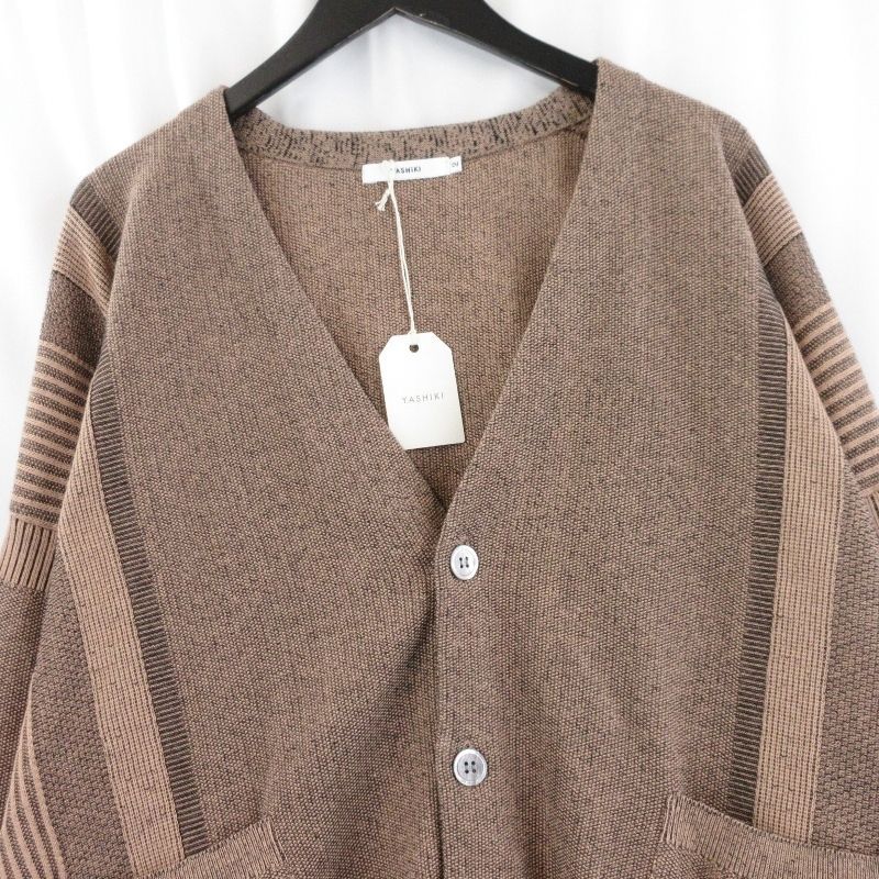 未使用 YASHIKI ヤシキ Shunko Cardigan YSK-26SS-KN07 春耕