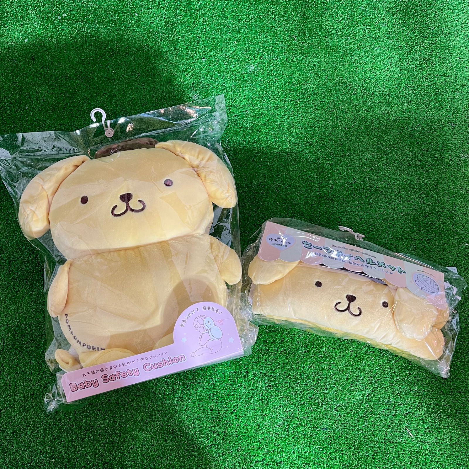 ポムポムプリン 転倒防止 サンリオ クッション リュック ヘルメット