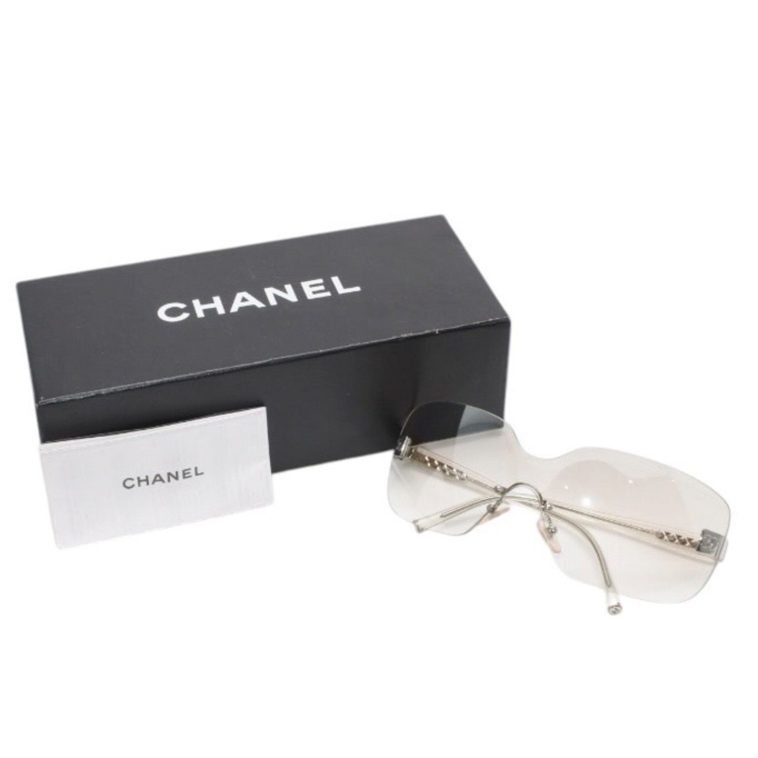 新品 未使用 送料込み CHANEL シャネル リムレス サングラス アイ 