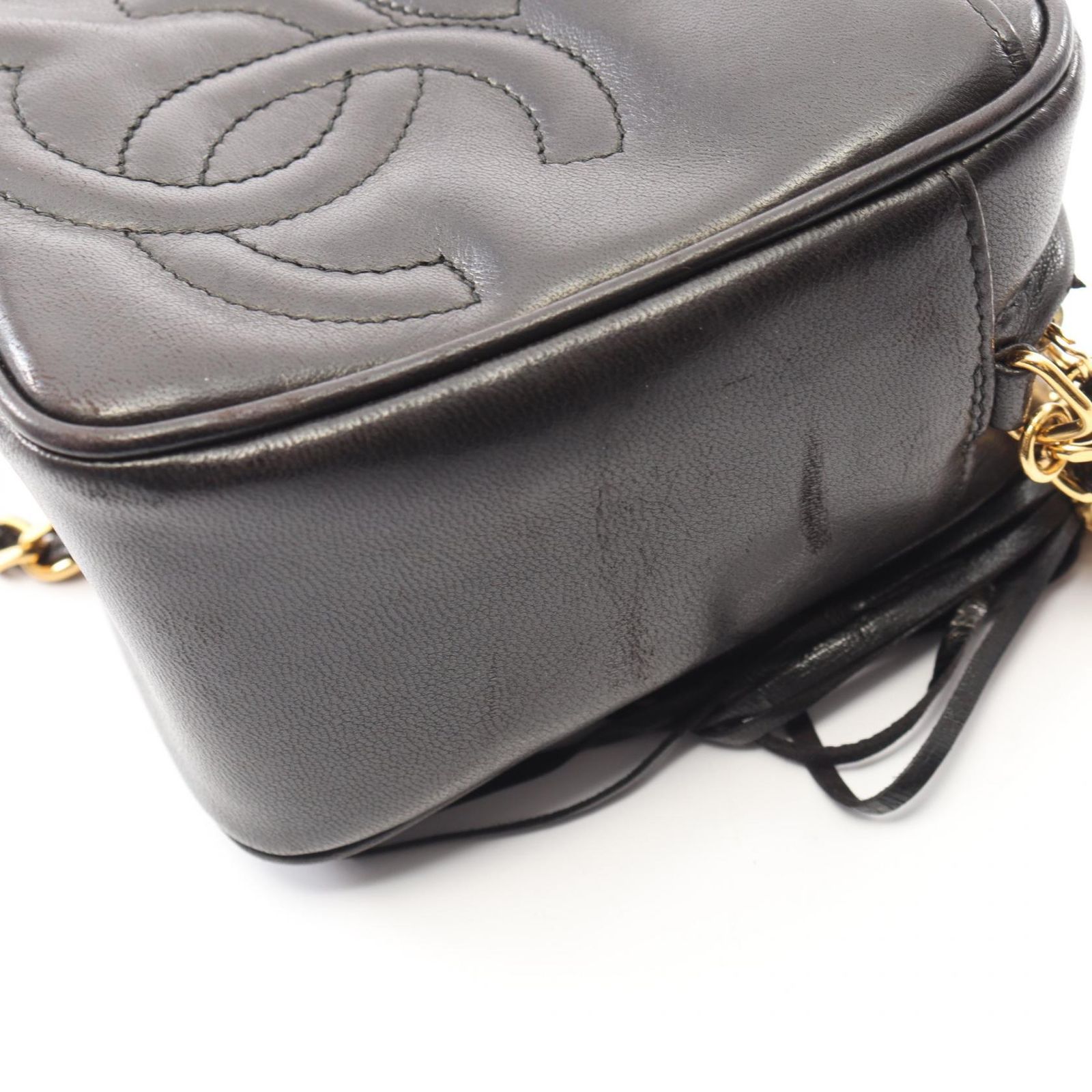 シャネル CHANEL ショルダーバッグ トリプルココマーク タッセル 