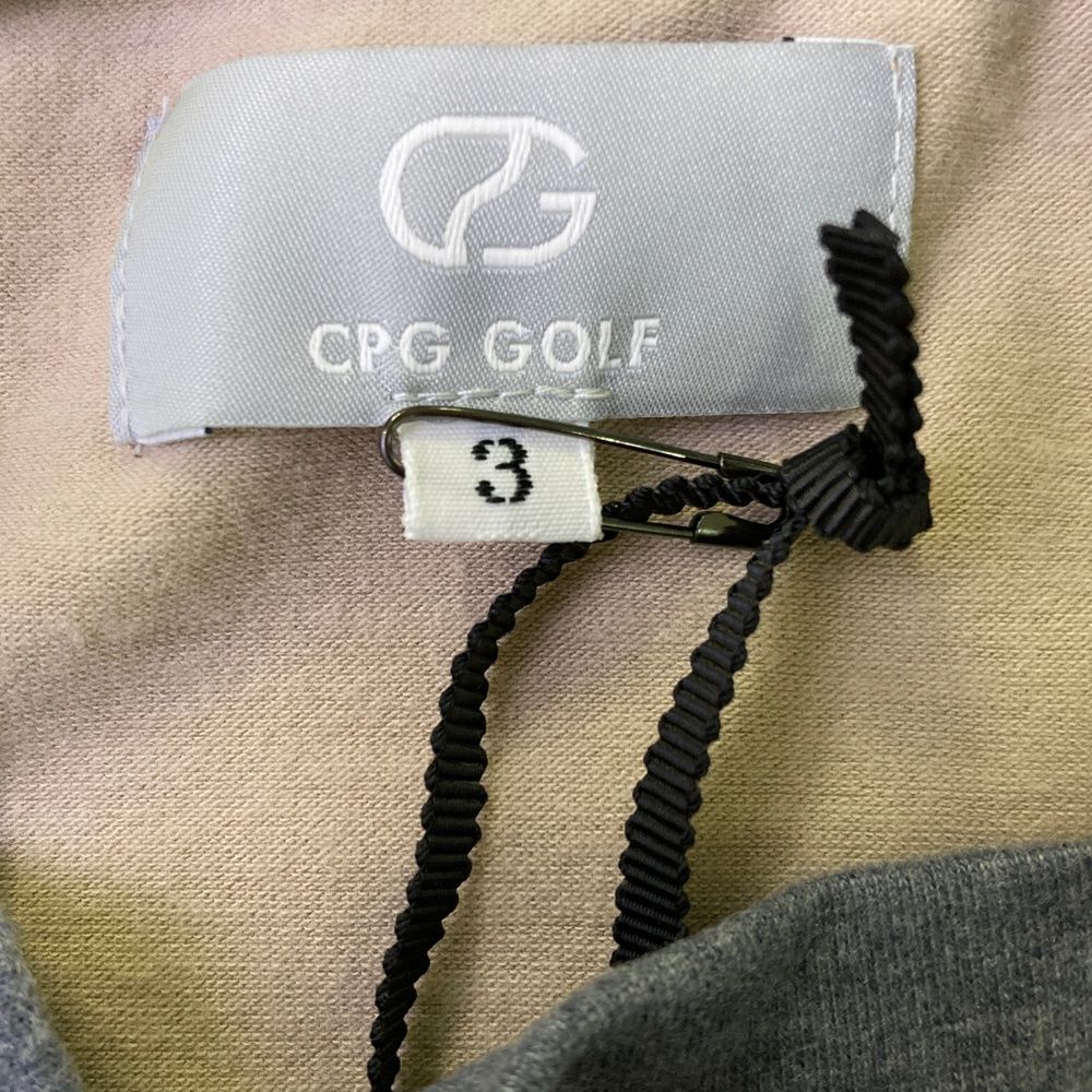サイズ：3 CPG GOLF シーピージーゴルフ 2109-24210 長袖モックネックTシャツ  ベージュ系 [240101676313] ゴルフウェア メンズ ストスト サイズ：3 CPG GOLF シーピージーゴルフ 2109-24210 長袖モックネックT
