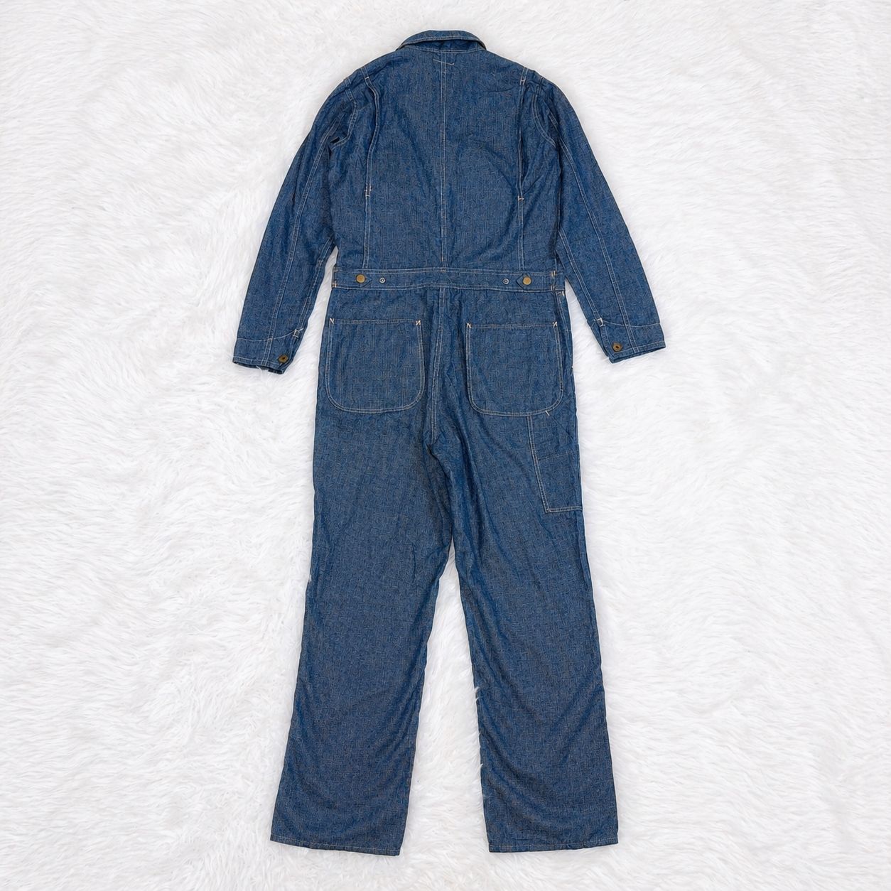 RRL ダブルアールエル　インディゴ　ヘリンボーン　オールインワン　つなぎ RRL ダブルアールエル インディゴ ヘリンボーン オールインワン ツナギ