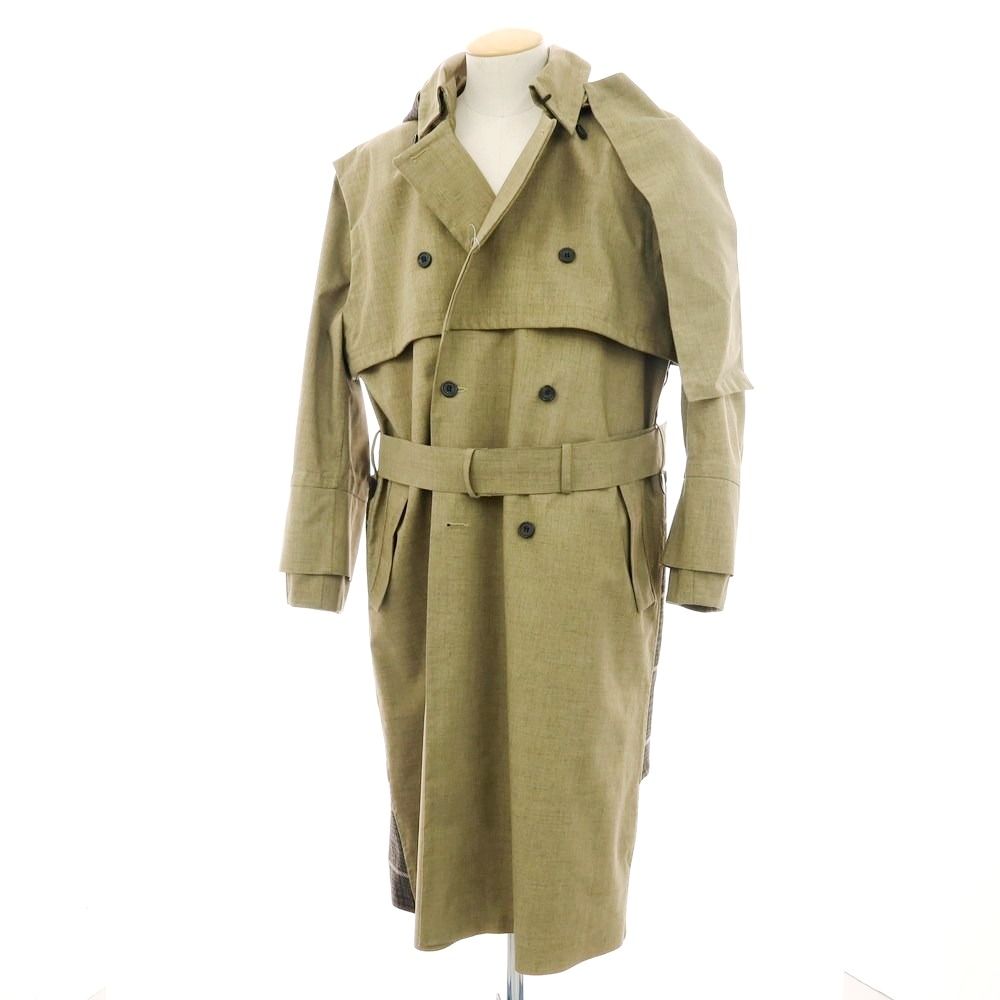 ノルウェージャンレイントレンチコート グリーン(カーキ 中古】ノルウェージャンレイン Norwegian Rain MAYFAIR ポリエステル