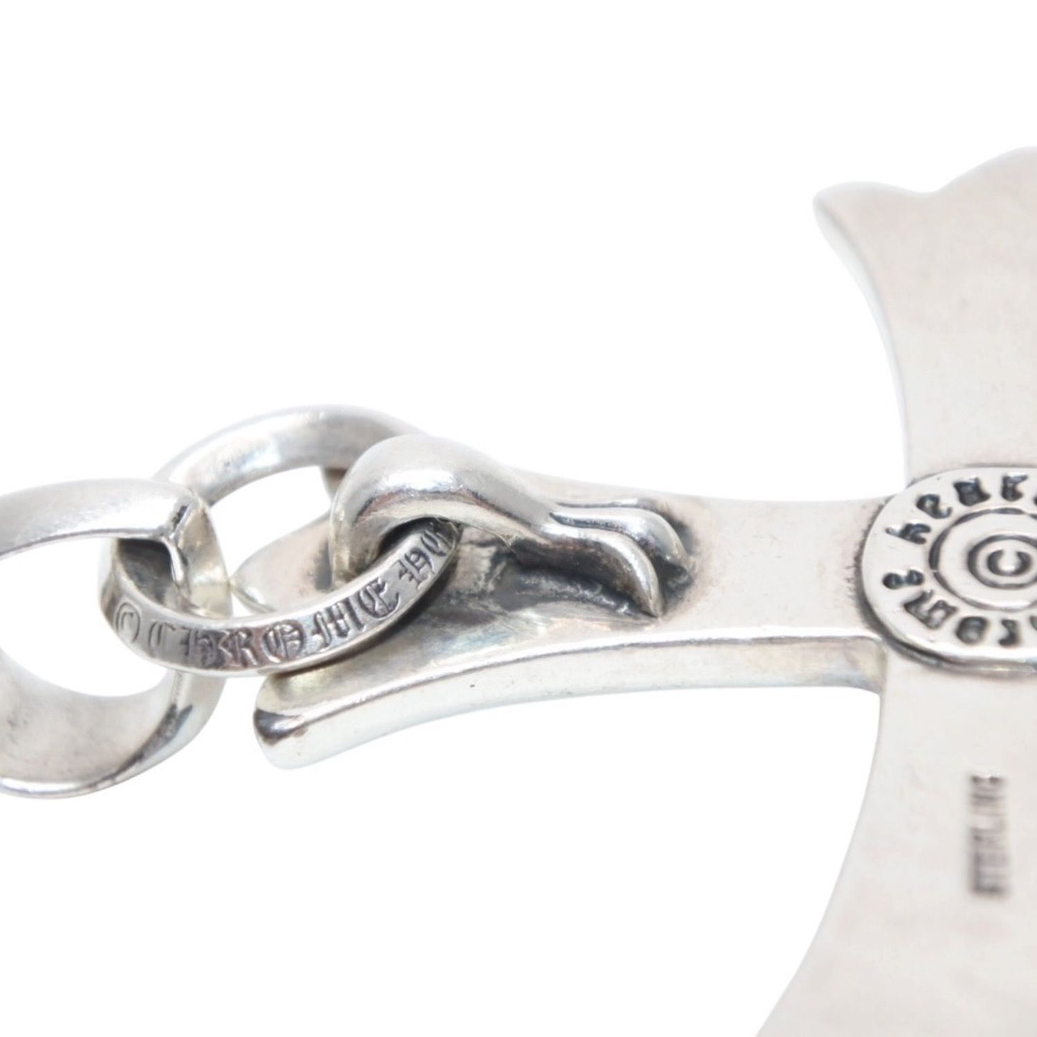 CHROME HEARTS クロムハーツ ラージクロス ベイル ネックレス 重量約 