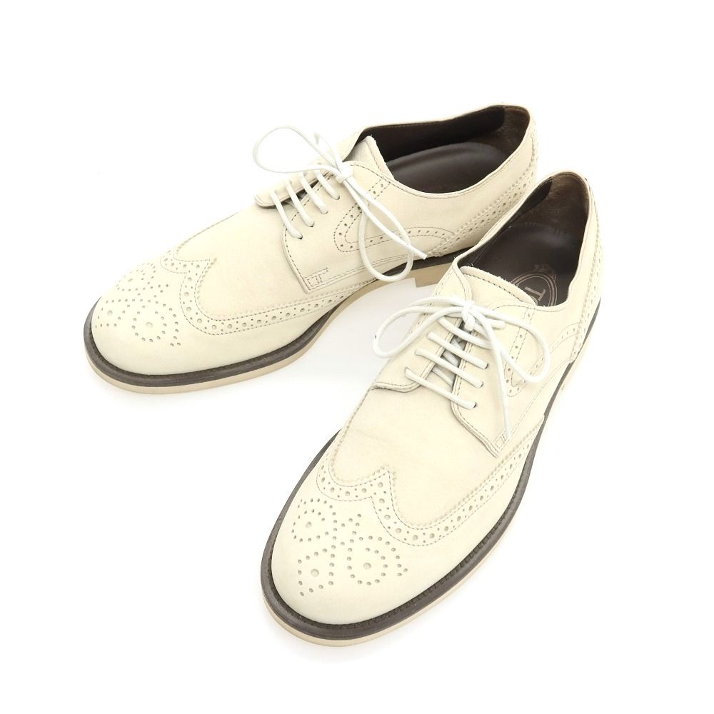 【中古】トッズ TOD'S ドレスシューズ ベージュ【サイズ6 1/2】【メンズ】
