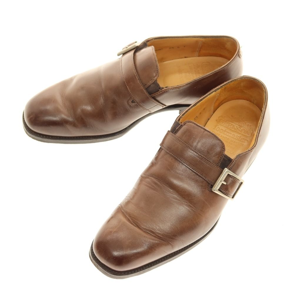 【中古】グレンソン GRENSON ドレスシューズ ブラウン【サイズ6】【メンズ】