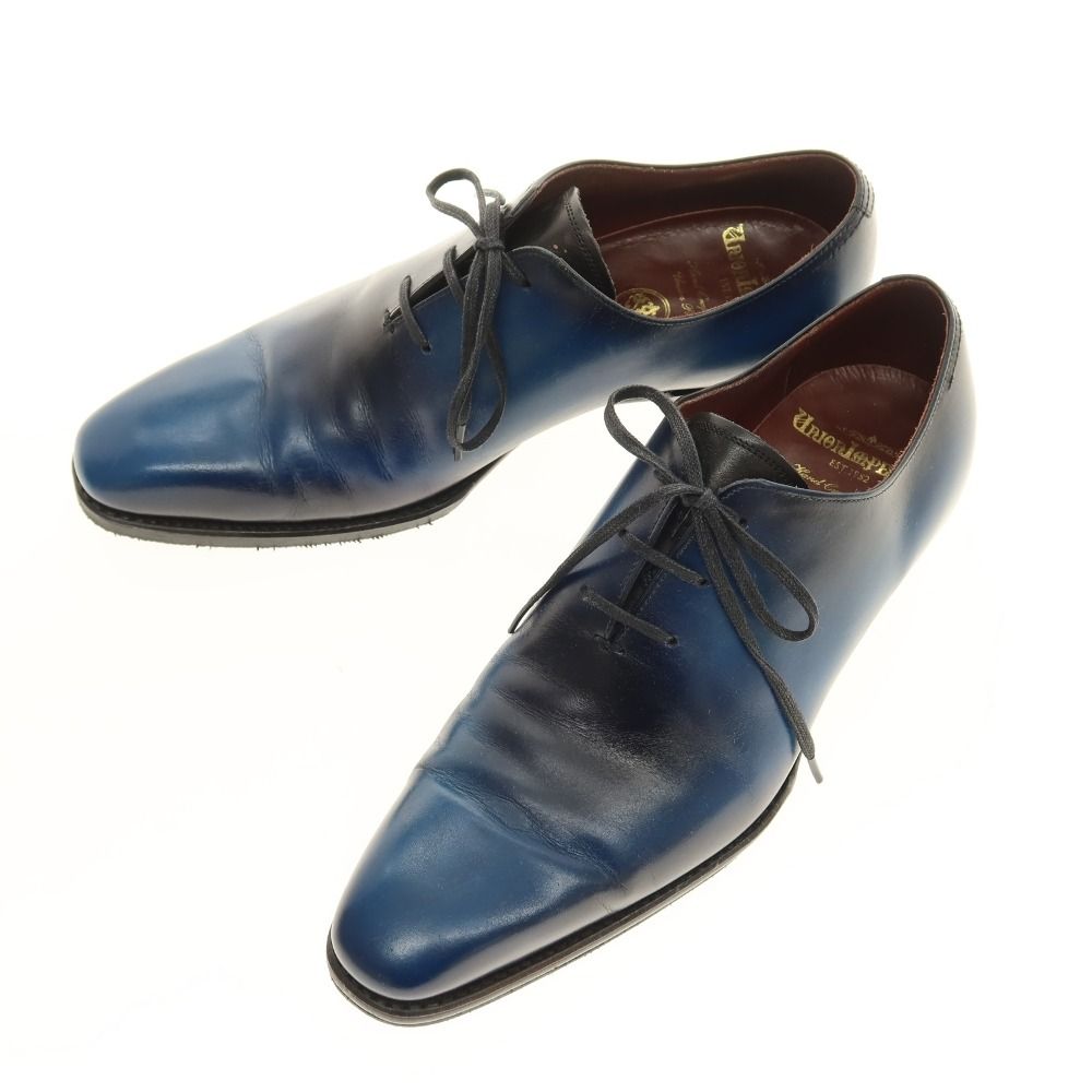 【中古】ユニオンインペリアル UNION IMPERIAL ドレスシューズ ブルー【サイズ6】【メンズ】