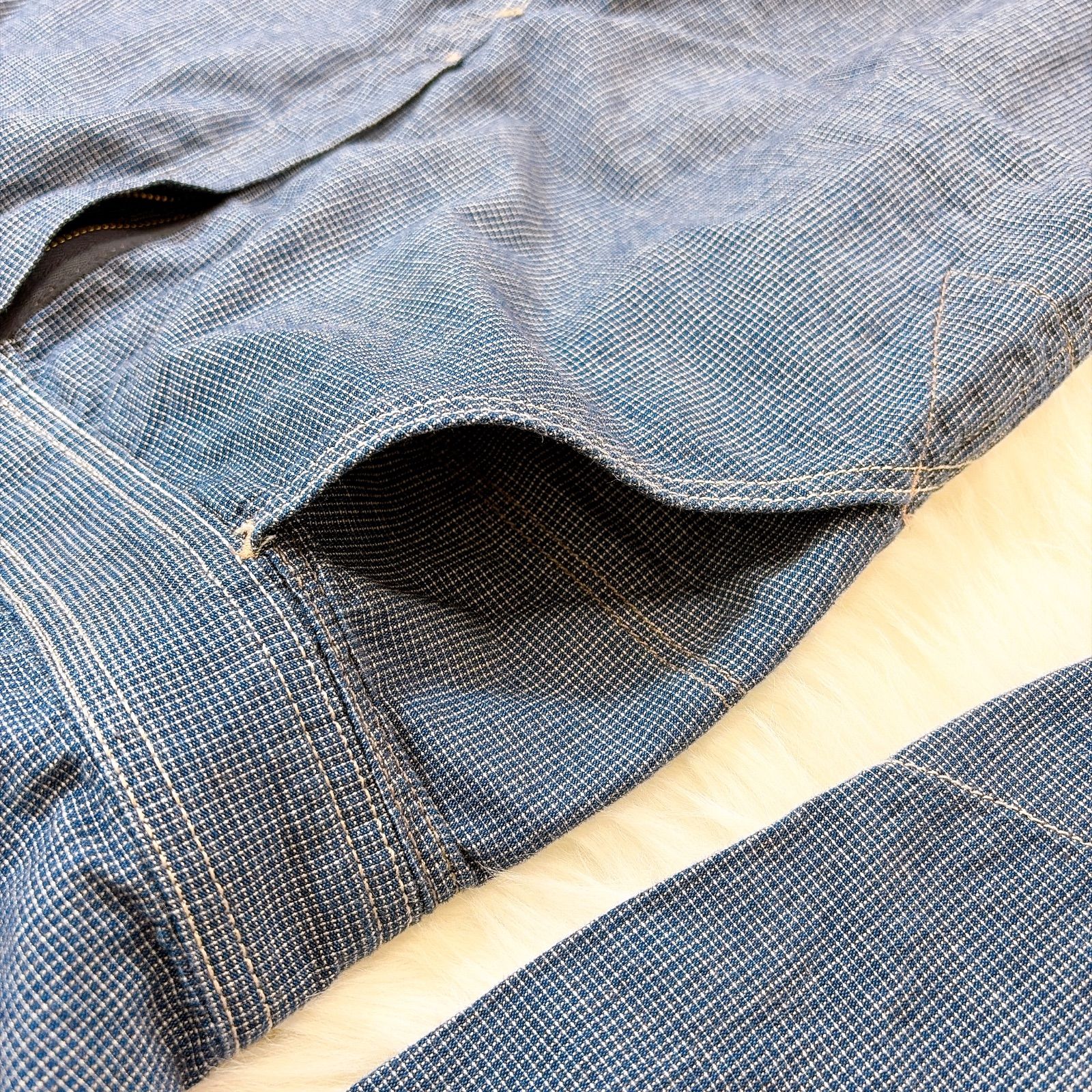 RRL ダブルアールエル インディゴ ヘリンボーン オールインワン ツナギ