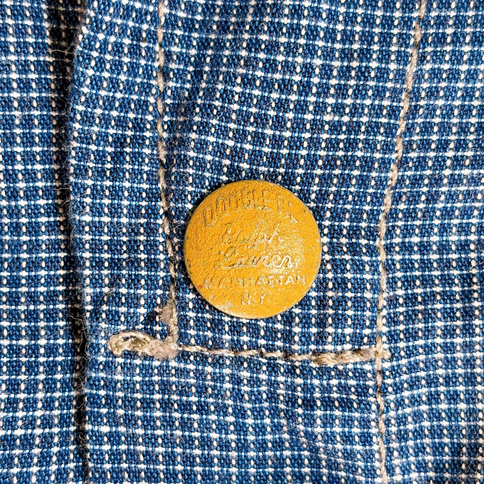 RRL ダブルアールエル インディゴ ヘリンボーン オールインワン ツナギ