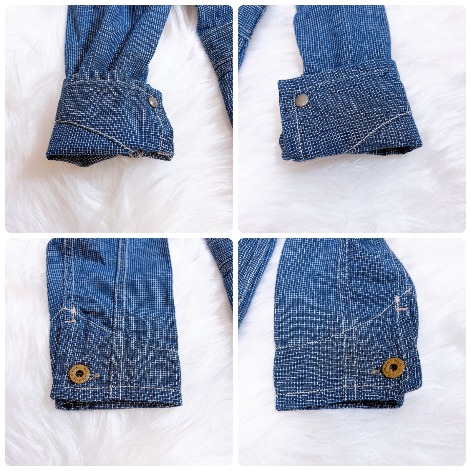 RRL ダブルアールエル インディゴ ヘリンボーン オールインワン ツナギ