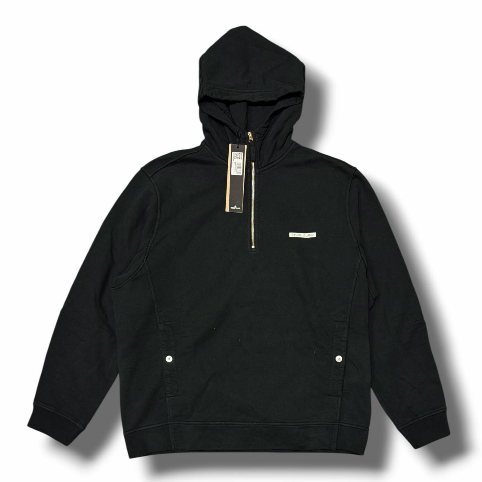国内正規 STONE ISLAND ハーフジップパーカー スウェットフーディー 