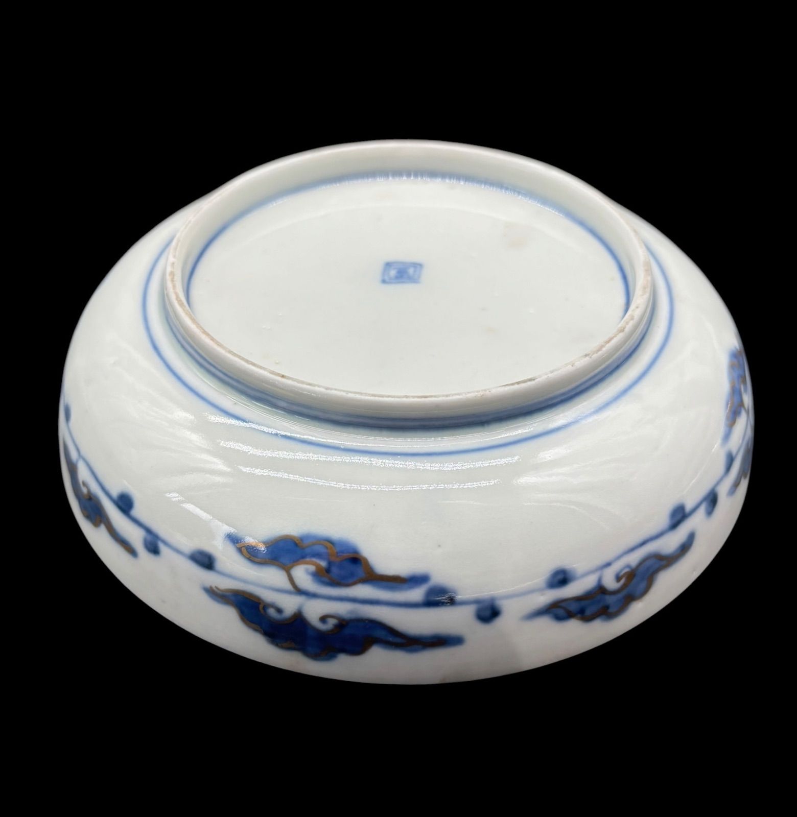 古伊万里 金襴手 松竹梅 膾皿 15客 伊万里 金彩 赤絵 縁高鉢 [松竹梅風景絵] 染付 盛り皿 飾り皿 丸皿 鉢