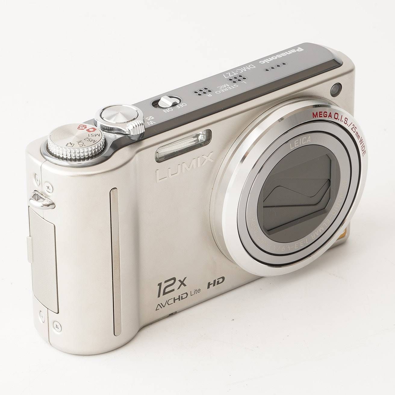 パナソニック Panasonic LUMIX DMC-TZ7 シルバー 12x 光学ズーム