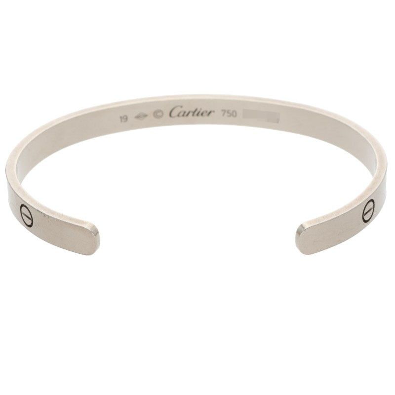 カルティエ LOVE BRACELET/ラブブレス オープン K18WGブレスレット カルティエ LOVE BRACELET/ラブブレス オープン K18WGブレスレット