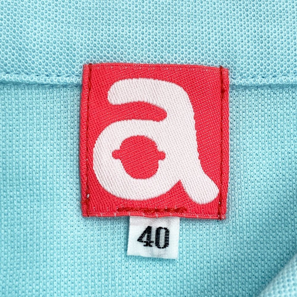 サイズ：40 ARCHIVIO アルチビオ ノースリーブポロシャツ ブルー系