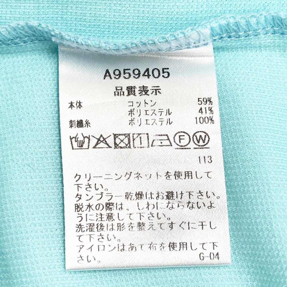 サイズ：40 ARCHIVIO アルチビオ ノースリーブポロシャツ ブルー系