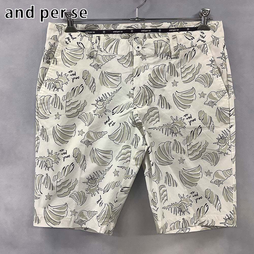 アンパシィ　and per se ハーフパンツ and per se アンパスィ ハーフパンツ - メルカリ