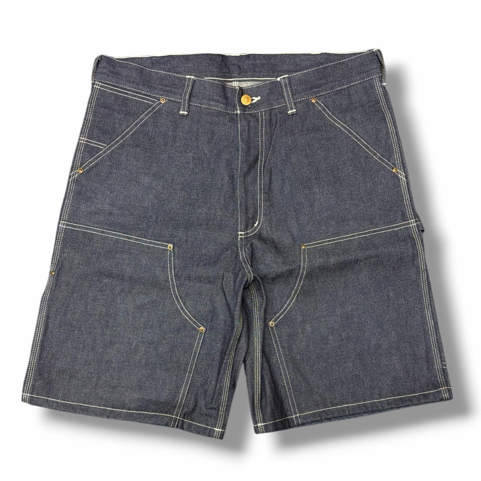 参考上代44000円 SAINT MICHAEL 25SS RIGID DOUBLE KNEE SHORTS 