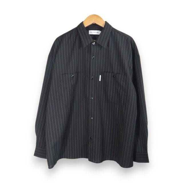 COOTIE 25aw T/W WORK L/S SHIRT BLACK CTE-25A401 クーティー