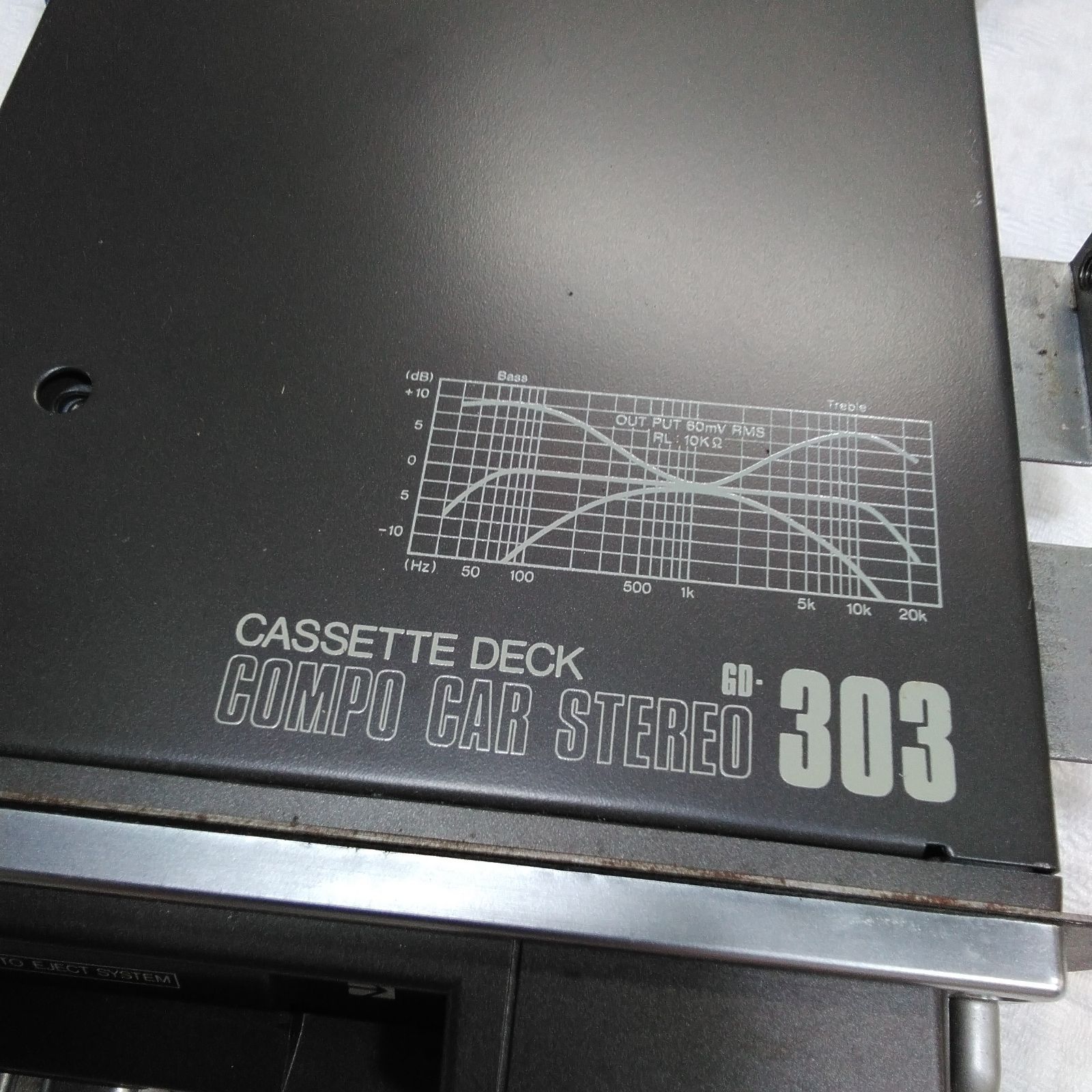 クラリオン 旧車 カセットデッキ GD-303A カーオーディオ 当時物