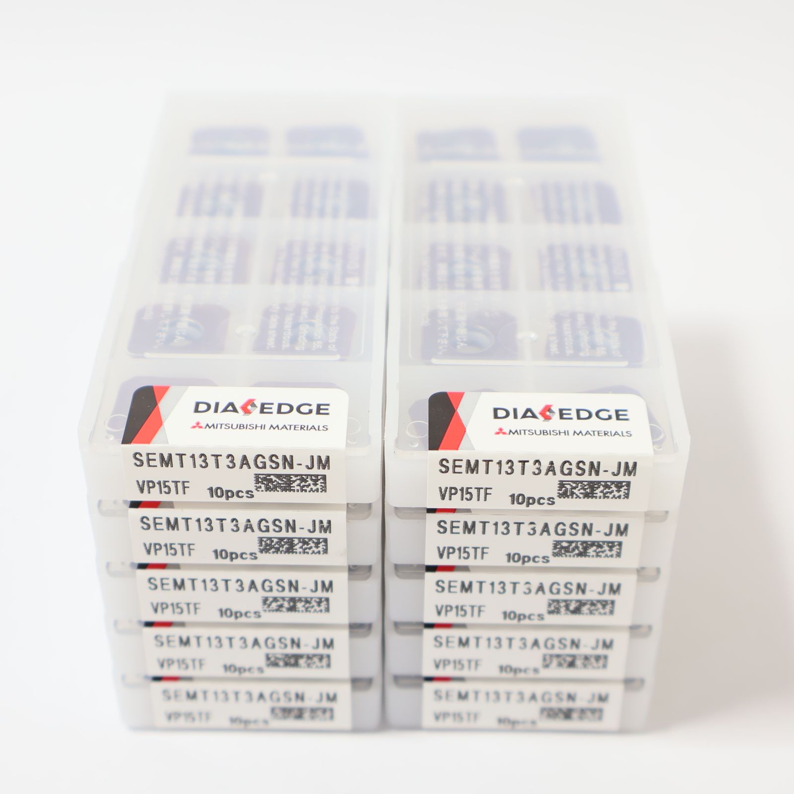 三菱マテリアル DIA EDGE SEMT13T3AGSN-JM VP15TF 10個入り 10ケース 工具