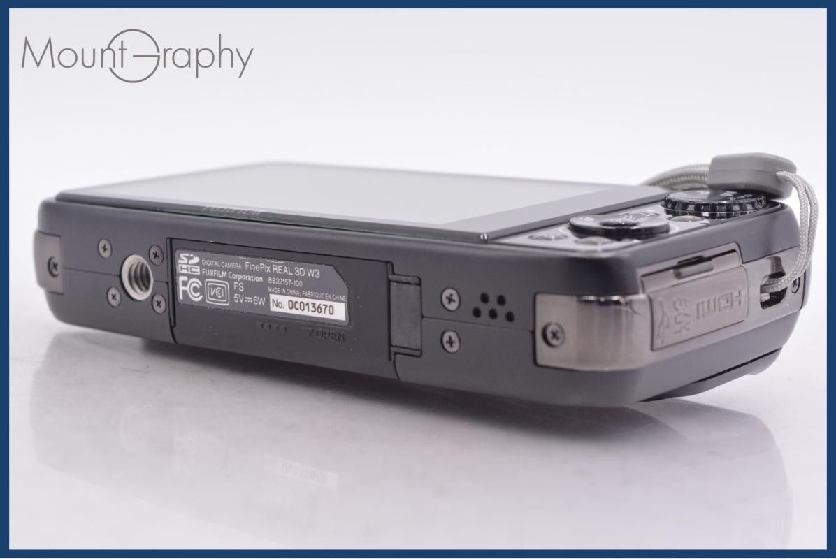 【美品・動作保証】 富士フイルム FUJIFILM FinePix REAL 3D W3 バッテリー付属 同梱無料 #yk7632 美品・動作保証】 富士フイルム FUJIFILM FinePix REAL 3D W3