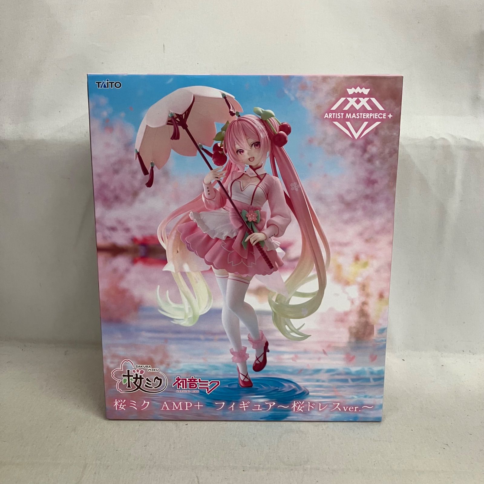未開封 初音ミク AMP+ 桜ミク 桜ドレス フィギュア 3個セット SF4E50 