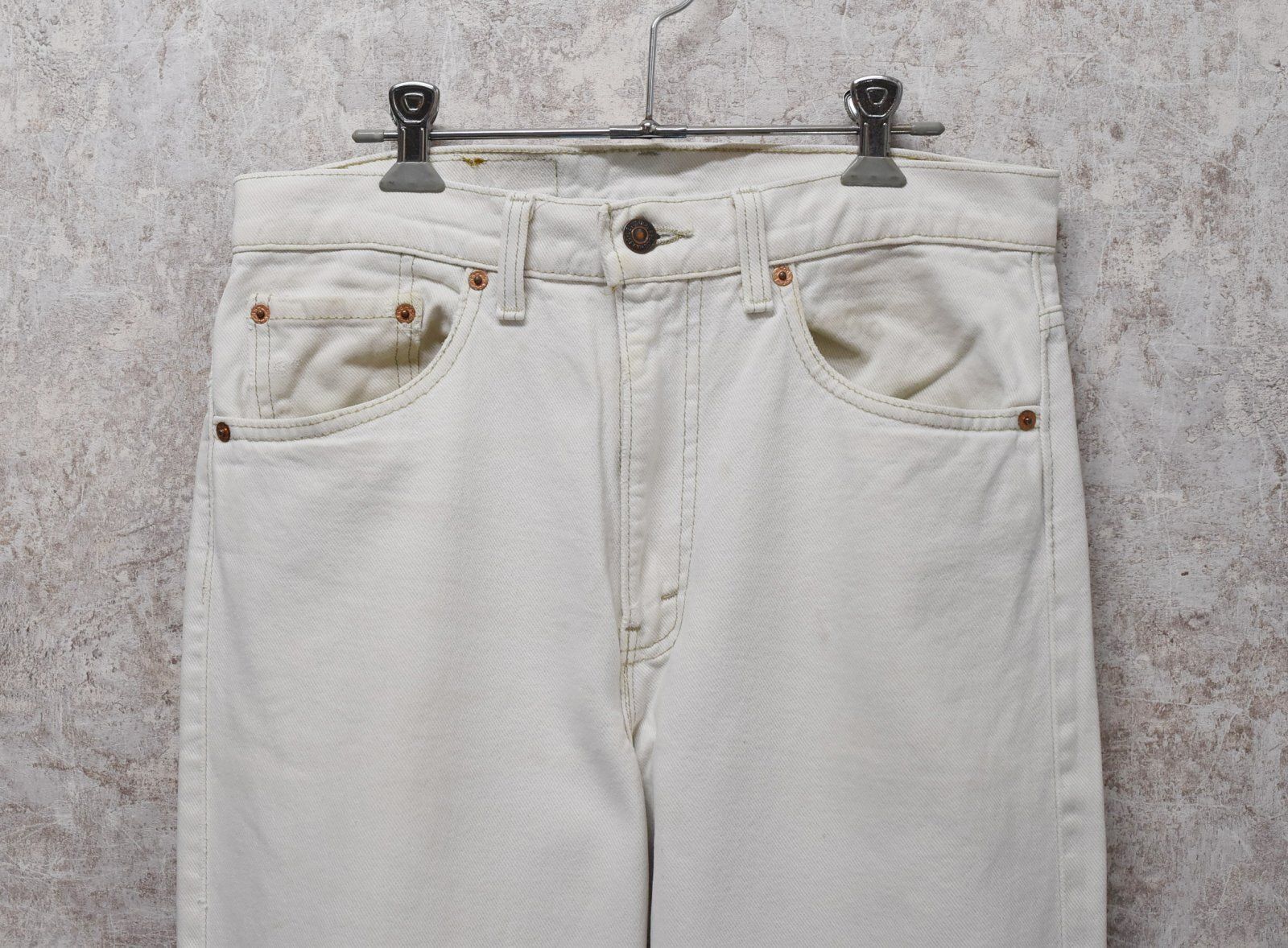 USA製/リーバイス505/ホワイトデニム/90's / 90's【USA製】ビンテージ【LEVI'S】【リーバイス505】505 白