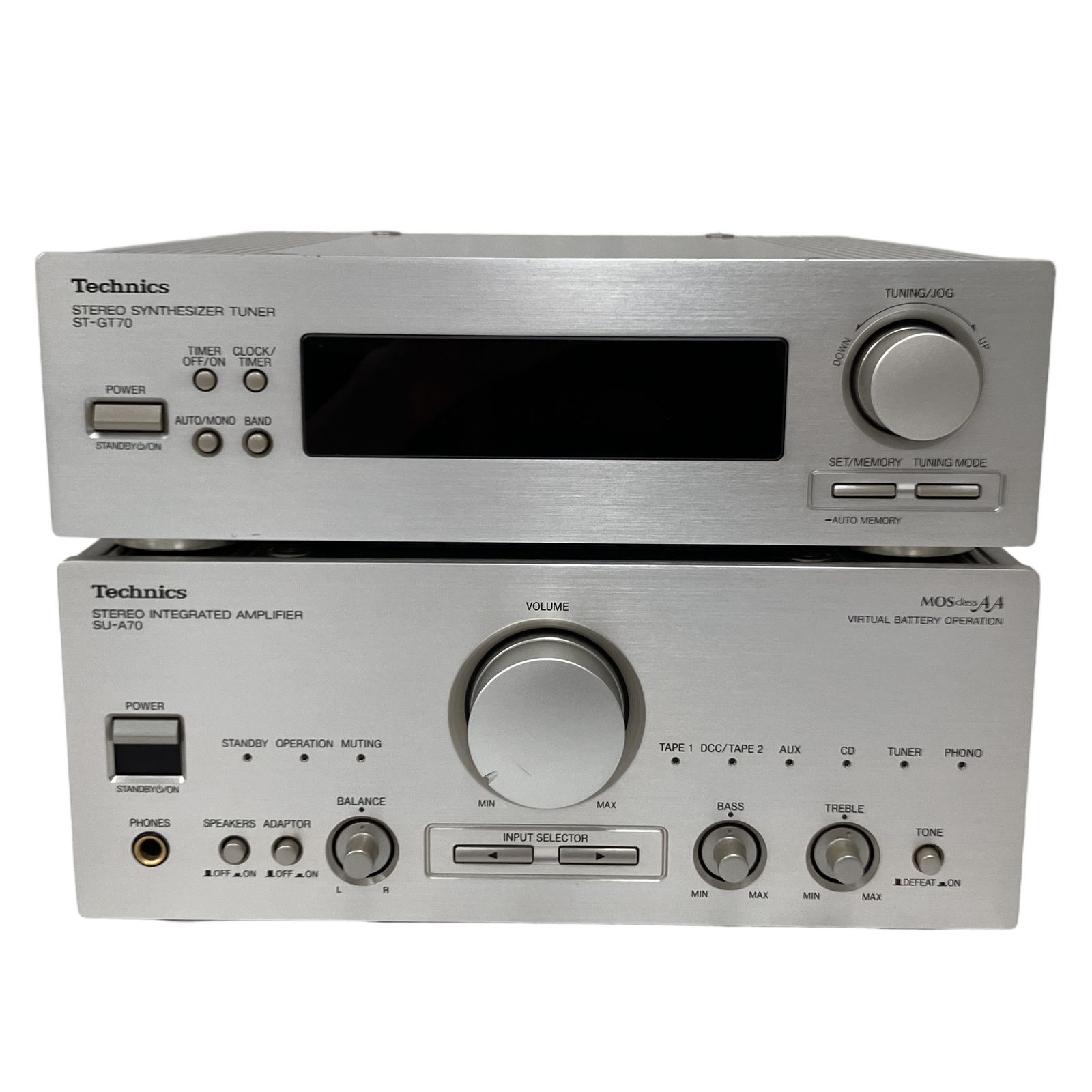 Technics ST-GT70 SU-A70 2点セット プリメインアンプ FM/AMチューナー
