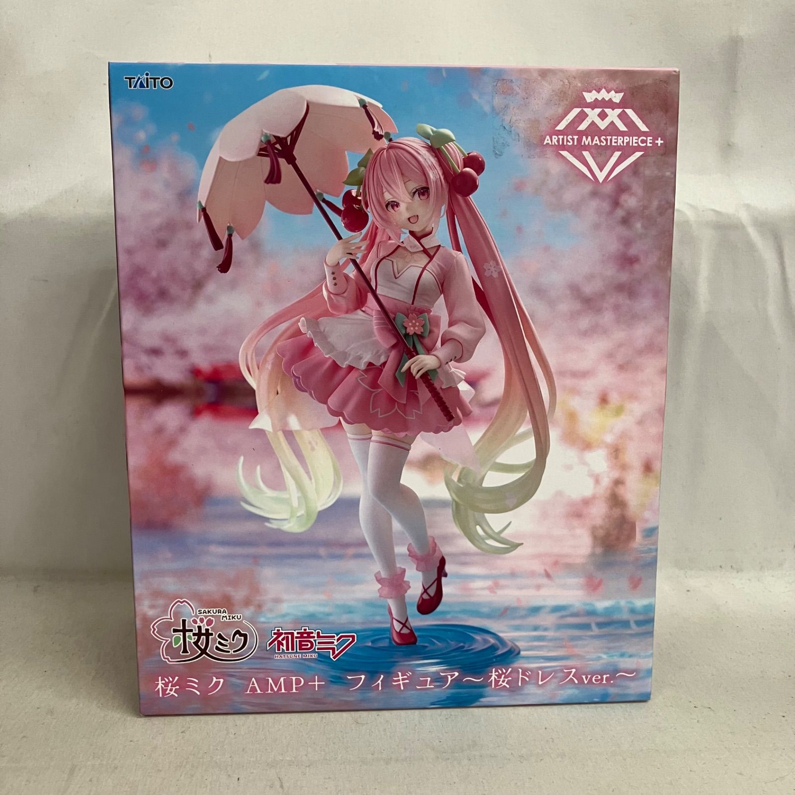 未開封 初音ミク AMP+ 桜ミク 桜ドレス フィギュア 3個セット SF4E51 