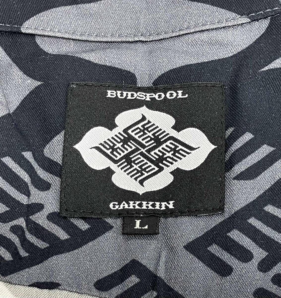 BUDSPOOL X GAKKIN バッズプール×ガッキン 半袖シャツ 花罰×麻
