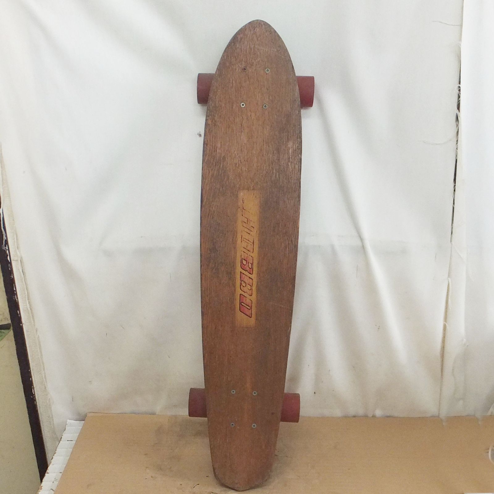 S126【ヴィンテージ】HOBBO　SUPER TRI-STRENGTH SKATEBOARD　中古　/10