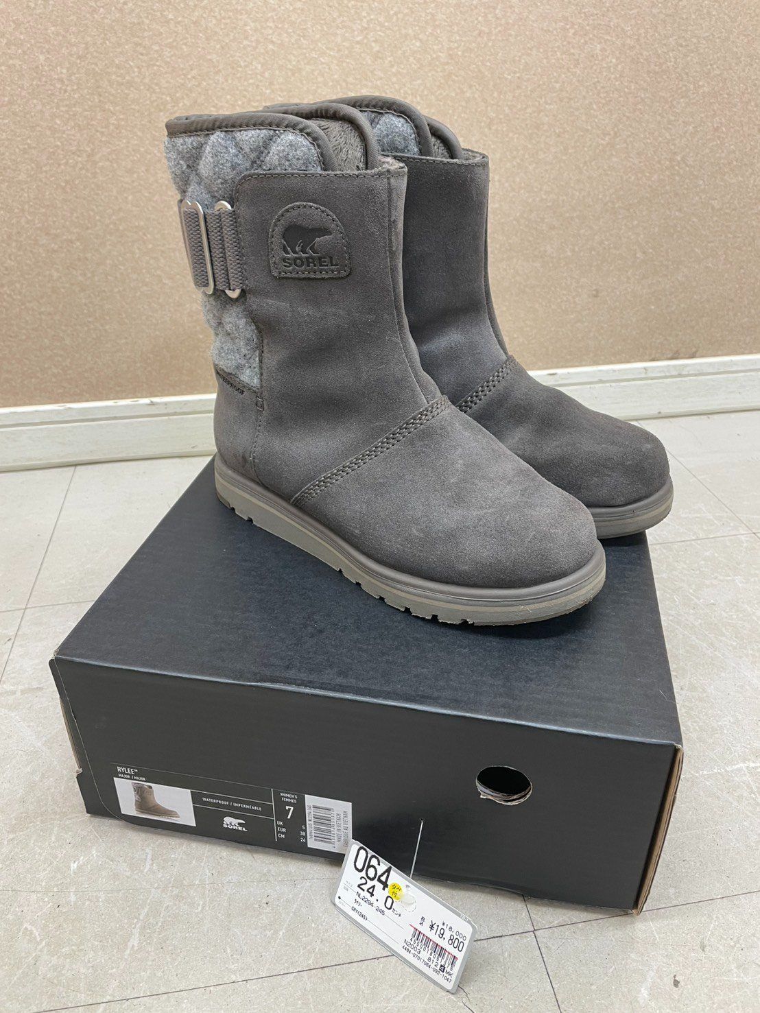 SOREL ソレル ライリー 24cm 防水ブーツ NL2294 RYLEE Major スエード 