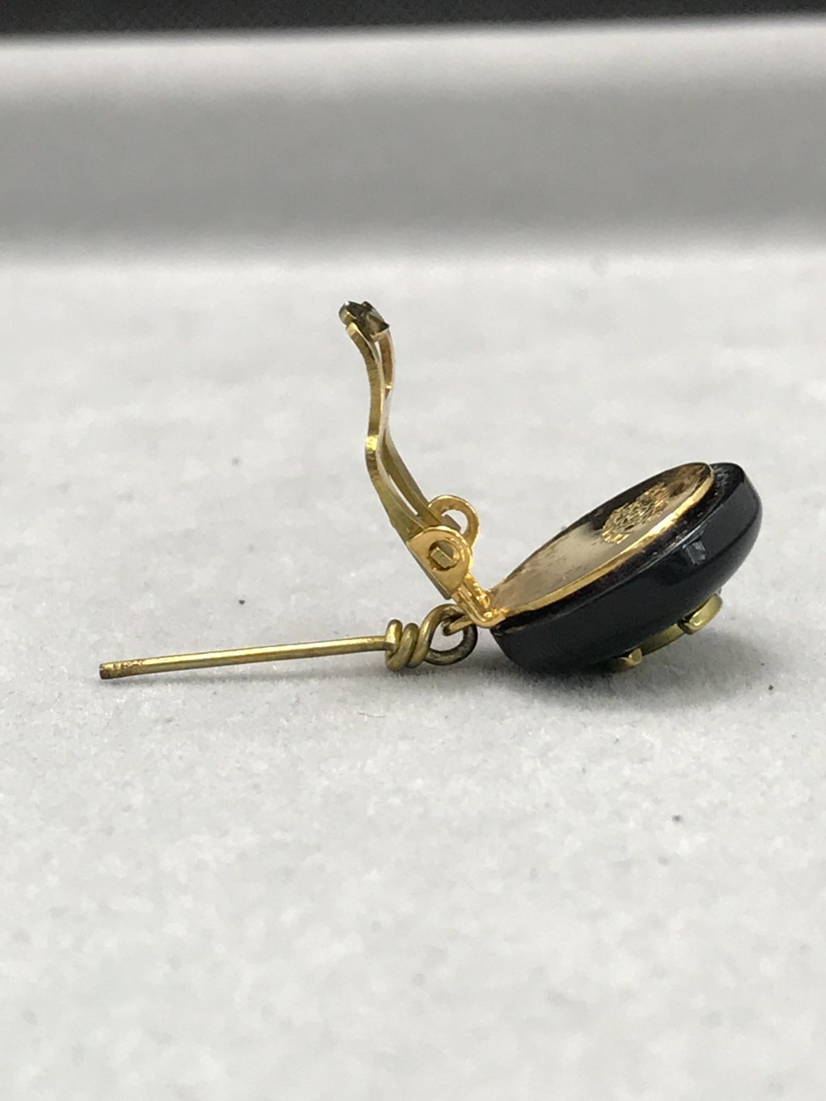 CHANEL シャネル イヤリング 片耳のみ 95P クリップ式 ブラック