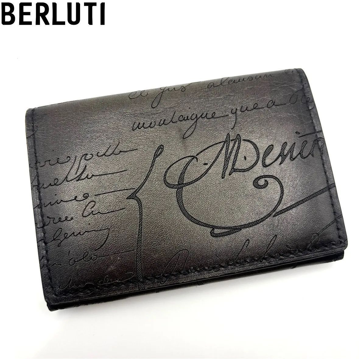 Berluti ベルルッティ カリグラフィーカードケース 名刺入れ Berluti ベルルッティ カリグラフィー カードケース 名刺入れ - メルカリ