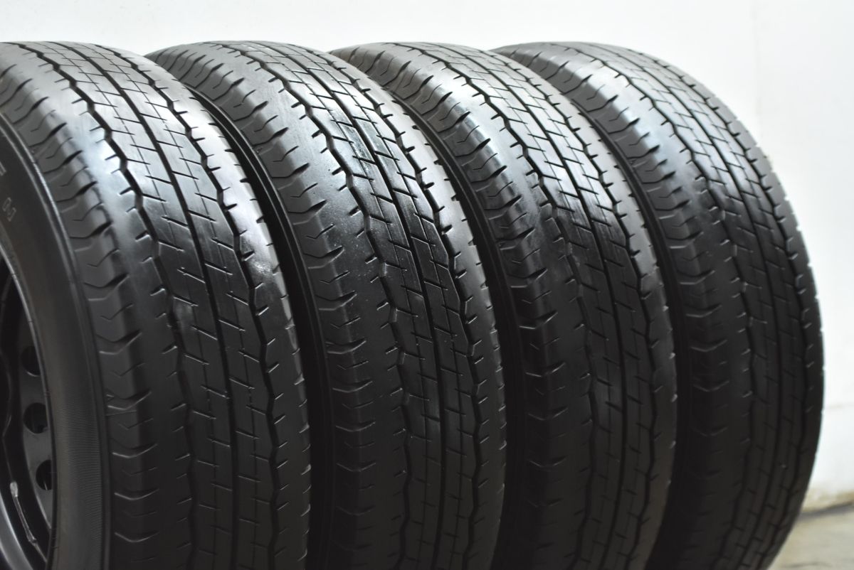 2025年製 バリ溝美品】トヨタ 200 ハイエース バン 純正 15in 6J +35