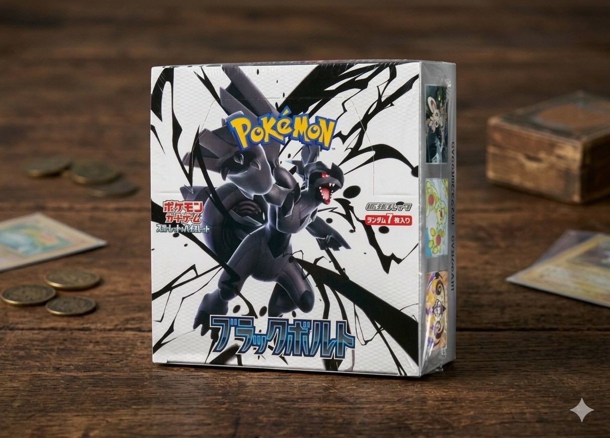 ブラックボルト　1BOX シュリンク無し ポケモンカード ブラックボルト 1BOX シュリンク無し ペリペリあり