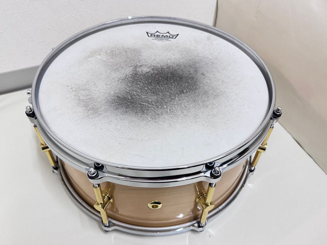 USED CANOPUS The Maple Snare Drum Natural LQ M-1465