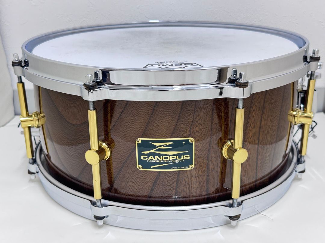 USED CANOPUS Zelkova Snare Drum HS-1465