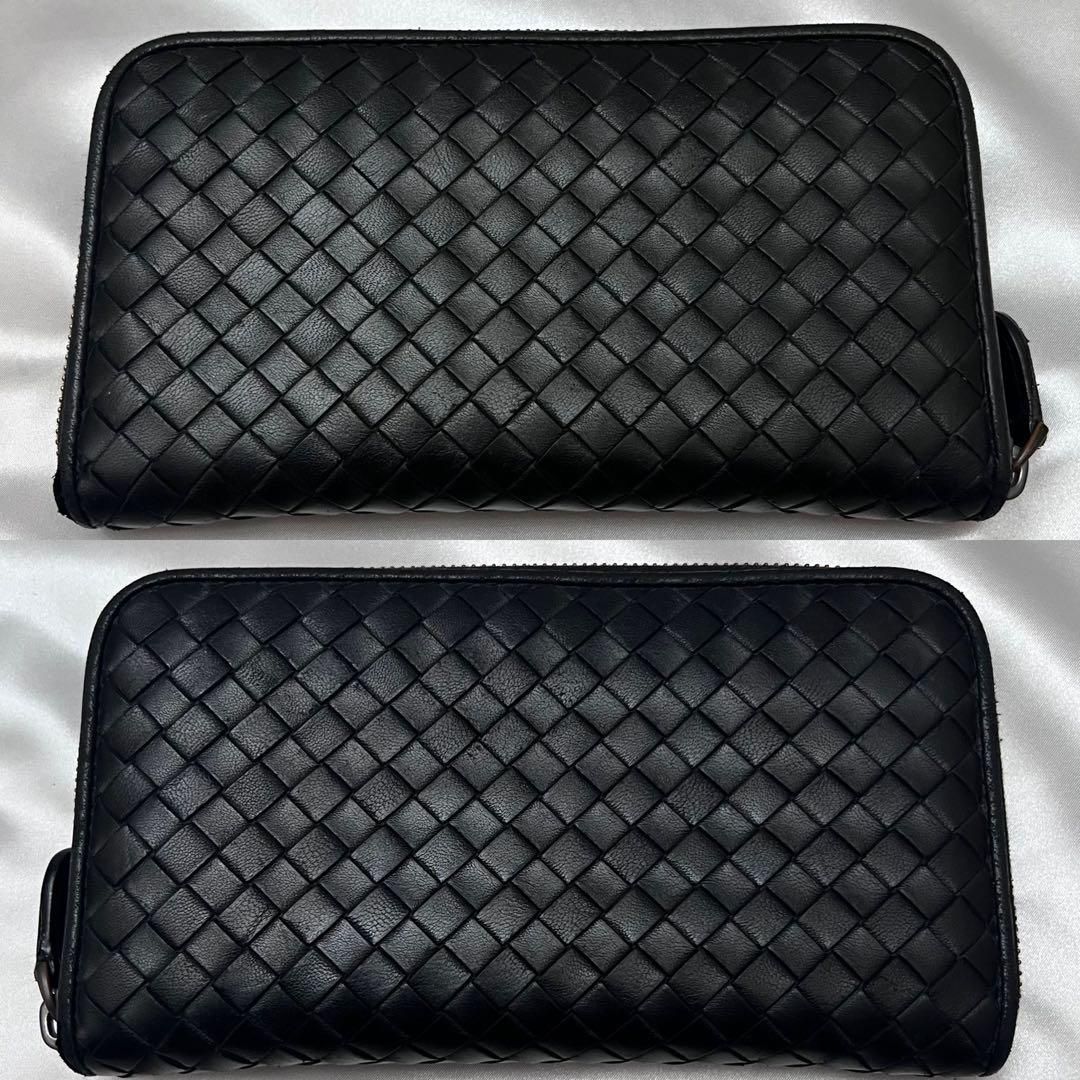 ◇美品◇ボッテガヴェネタ　長財布　ラウンドジップ　ブラック　ナッパレザー ◇極美品◇ボッテガヴェネタ 長財布 ラウンドジップ ブラック ナッパ